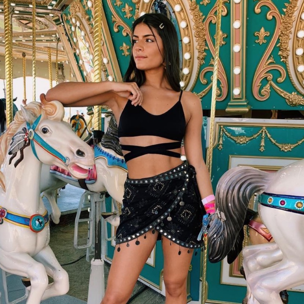 House of Harlow x Revolve skirt